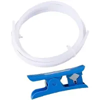 Merkloos Tuyau en PTFE (téflon) pour imprimantes 3D, 2 mètres – diamètre extérieur 4,0 mm / diamètre intérieur 2,0 mm – Idéal pour les filaments de 1,75 mm