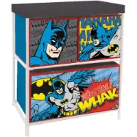 Arditex Batman 3 Drawer Storage Shelf Multicolore Enfants