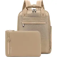 Golla Set sac à dos et housse pour ordinateur portable 13 pouces, Coffee (76468)