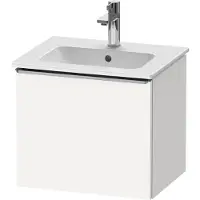 Duravit D-Neo bâti-support lavabo suspendu, 510x440x402mm, 1 tiroir, avec poignée acier inox brossé, DE4260070180000