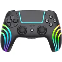 Deep Explorer - Wireless RGB Pro controller - Wave B - PS5 (Black) (PS5), Manette, Noir