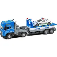 Toymax Die-cast truck w/hanger, police car, light & sound