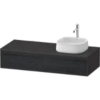 Duravit Zencha Meuble sous-lavabo sur console, 1300x550mm,1 tiroir, 1 découpe à droite, ZE4812R16800000