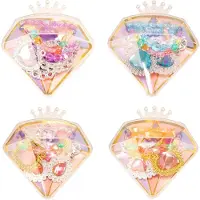 Jono Toys Boîte de rangement en diamant avec bijoux, 7 pièces