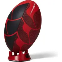 Canterbury ballon de rugby Thrillseeker rouge noir taille 5 grip durable