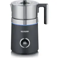 Severin Spuma 700 Plus Mousseur/Chauffe-lait automatique Noir, Acier inoxydable