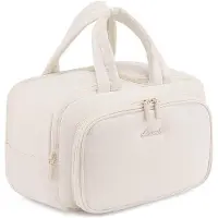 OEM Toilettes de voyage pour femmes, grandes, légères, étanches, beiges