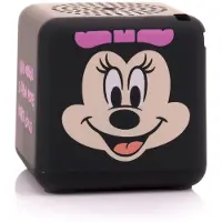 Bitty Boomers Disney Minnie Mouse - Mini haut-parleur Bluetooth en forme de cube