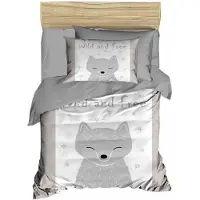 L'essentiel Maison , PH1100, Baby-Bettbezug-Set, Grau, 100 x 150 cm