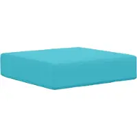 vidaXL Coussin De Siège D'extérieur Turquoise 40 X 40 X 8 Cm