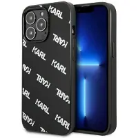 Karl Lagerfeld Coque rigide noire pour iPhone 13 Pro