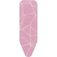 Brabantia Housse de table à repasser B avec molleton 8 mm 124x38 cm, Repassage + entretien du linge : accessoires, Pink