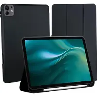 Etteri case for Apple iPad Pro 2024 11' black (Apple iPad Pro 11 2024), Étui pour tablette, Noir