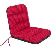 Hobbygarden Coussin pour chaise de jardin "Natalia" 96×48 cm - 7 cm d'épaisseur, hydrofuge & résistant aux UV, facile d'entretien, avec bandes de fixation |
