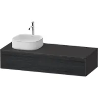 Duravit Zencha Meuble sous-lavabo sur console, 1300x550mm, 1 tiroir, 1 découpe à gauche, ZE4812L16800000