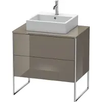 Duravit XSquare Meuble sous-vasque sur console au sol, 2 tiroirs, 800x778x548mm, XS492008989