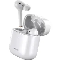 Baseus TWS Encok W06 IP65 étanche Casque d'écoute sans fil Bluetooth 5.0 écouteurs en blanc