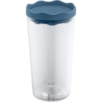 Koziol boîte de rangement Prince1 litre 21,4 cm bleu foncé/transparent