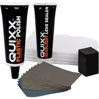 Quixx Kit de préparation des phares pour éliminer le jaunissement