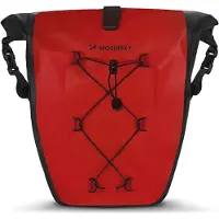 Wozinsky sacoche de vélo imperméable sacoche de bagage 25l rouge