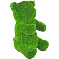 Fahnen-Shop Axel Bach AniPlants, Figurine d'herbe, "Ours", frontale Décoration de jardin, 80cm