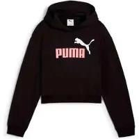 Puma Ess 2 Color Nº1 Logo Hoodie Noir 14-16 Years Fille