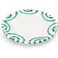 Sonstige Verlage Gmundner Keramik Grüngeflammt Soucoupe pour espresso (Ø 11cm)