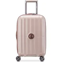 Delsey PARIS trolley Carrousel Expandable 4 Double Rolls Cabine Trolley 55 Pink rose