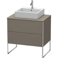 Duravit XSquare Meuble sous-vasque sur console au sol, 2 tiroirs, 800x778x548mm, XS492009090