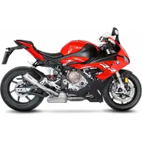Leovince Lv-10 Bmw S 1000 R Abs 21-24/s 1000 Rr Abs 19-24 Homologated Muffler Argenté Homologated