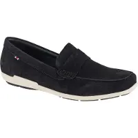 Rieker Moccasins 09050-14, chaussures basses, hommes, bleu foncé, taille : 42