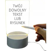 Inna Lampe Plexi 3D Pour Dessiner Écrire News