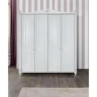 AEA Armoire Armoire de chambre à coucher Design Armoires de jeunes Blancs
