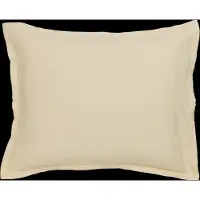 Gant Taie d'oreiller en coton et lin seule Couleur Butter Yellow Taille 80x80