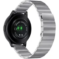 Wigento Pour Samsung Galaxy Watch 6, 5, 4, Normal, Pro, Classic, toutes tailles : bracelet magnétique en acier