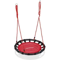Relaxdays Balançoire nid d'oiseau rond 80 cm