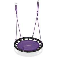 Relaxdays Balançoire nid d'oiseau rond 80 cm