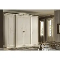 AEA Armoire Armoire de chambre à coucher en bois Armoire Armoire blanche