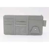 OEM Organiseur en cuir pour pare-soleil de voiture, 29 x 15 cm, organiseur en cuir pour pare-soleil de voiture, pour pare-soleil de voiture, avec porte-bagages, accessoires de voyage