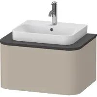 Duravit Happy D.2 Plus Meuble sous-vasque sur console suspendu, 650x480 mm, 1 tiroir, pour vasque à poser, HP4940060600010