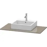 Duravit Console XSquare, 1 découpe, 1000x16x550mm, XS060E08989