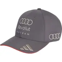 Adidas Audi F1 Baseball Cap Unisexe - Casquettes, Gris - Taille L/XL - Poly (Polyester)