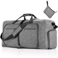 OEM Sac de voyage 65 litres, unie, gris, imperméable, pliable, bagage de voyage.