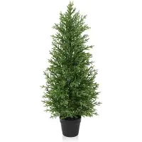 OEM Sapin artificiel de 90 cm, modèle Cedar, résistant aux UV, pour la décoration intérieure