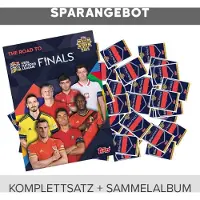 Topps - Road to 2022 UEFA Nations League - Les 214 cartes + la pochette collector (sans les cartes à édition limitée ou spéciale)