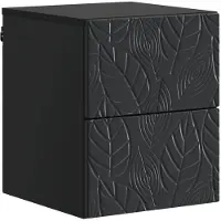 vidaXL Cabinet de chevet mural Noir 34,5 x 33 x 40 cm
