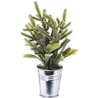 H&S Arbre de Noël Artificiel Branches de Sapin Epicéa Avec Paillettes Décoration de Noël Pour Décoration d'Arbre de Noël Plantes en Pot de Fleurs