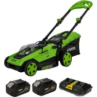 Vito Tondeuse à gazon 40V -2 Batteries lithium 4.0Ah Chargeur Double Moteur Brushless 600m2