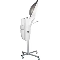 Gabbiano Sauna de coiffure sur pied blanc avec ozone actif