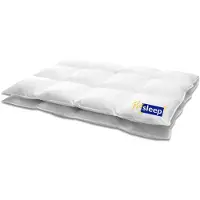 HANSKRUCHEN GmbH HANSKRUCHEN couette en duvet 155x200 cm chaleur moyenne duvet lavable pour personnes allergiques couette toutes saisons respirante blanche